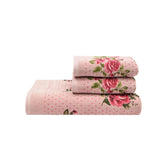 Blossom 450 GSM Cotton Towel Set of 3 - Light Purple